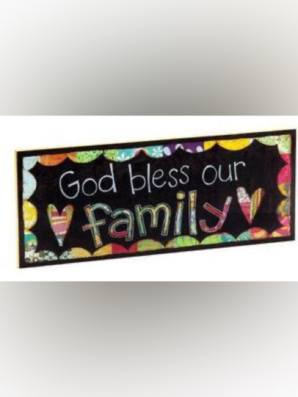 Demdaco Multicolor 'God Bless Our Family' Decorative Christian decor